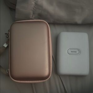 Instax Mini Printer with Rose Gold Case